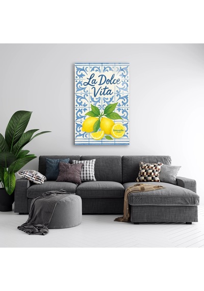 La Dolce Vita Limon Cini - Cam Tablo - Deg1616 60 X 90 Cm