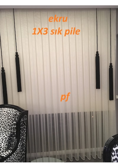 PF Monaliza Zırh Düz Tül Perde
