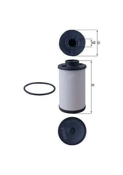 Vw Jetta 3 Sanziman Filtresi 1.6 Tdi 2010-2010 Mahle Hx132d