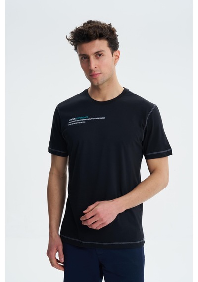 AR-MA Arma Erkek Regular Fit Süprem Penye Bisiklet Yaka Tişört Y27344407401 001