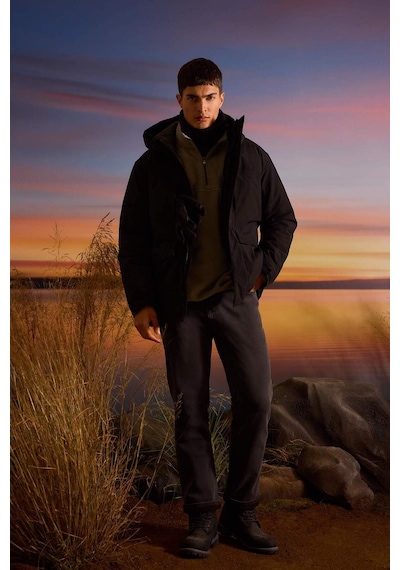 Defacto Diago Comfort Fit Yüksek Bel Geniş Paça Düz Paça Jean Pantolon F6132ax25wnnm36 Antrasit-nm36