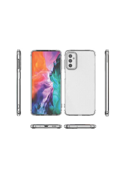 Galaxy Uyumlu A04s Kılıf Uzrm 2mm Anti Shock Silikon - Renksiz Renksiz