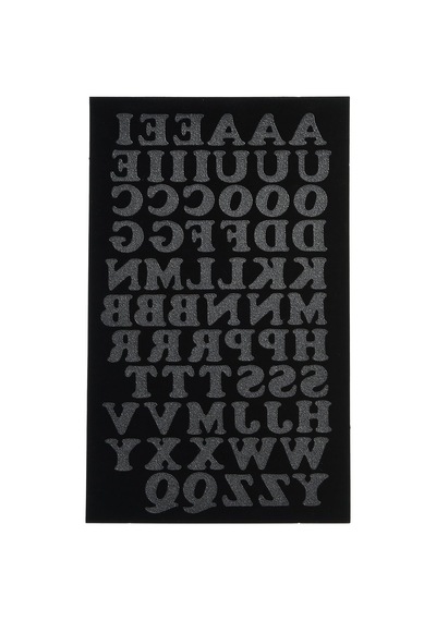 Dritz Iron-on Letters Ütüyle Yapıştırmak İçin Harfler, Siyah, 3/4 İnç