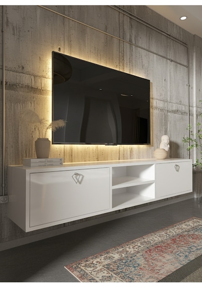 Resital Tv Ünitesi S1830-1 Beyaz Beyaz
