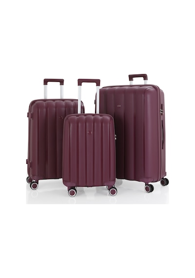 Mçs Üçlü Polipropilen Valiz Seti V305 S18y100033-set 210 Mürdüm