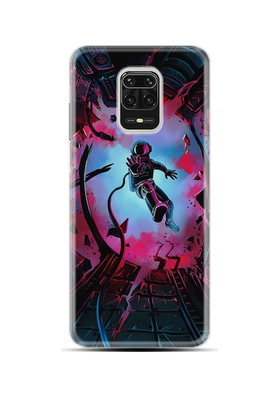 Xiaomi Redmi Note 9 Pro Kılıf Desenli Astronot Attack 1702
