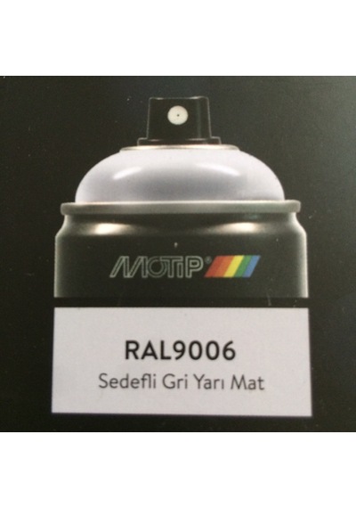 Motip Carat 400 ML Sprey Boya-sedefli Gri Yarımat-ral9006 Germany