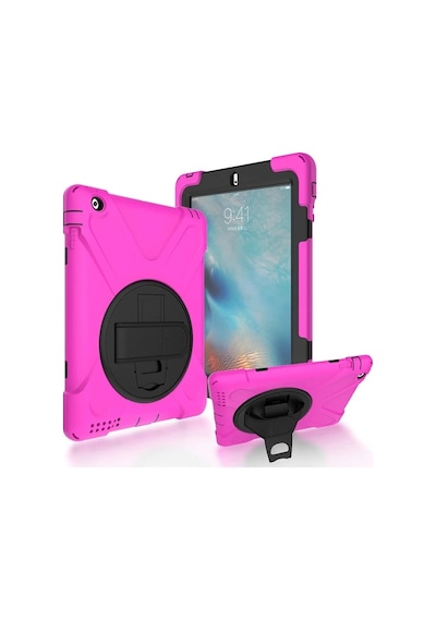 Apple iPad Uyumlu, 2/ipad 3/ipad 4/shockproof 3 Katmanlı Standlı Zırh Kılıf- 5775
