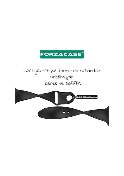 Forzacase Huawei Watch Gt2 46 Mm İle Uyumlu Yumuşak Jel Şık Silikon Kordon Kayış - Fc875 Beyaz