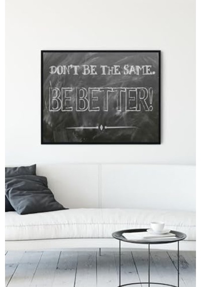 Tr Pster12592 Dont Be The Same Girişimcilik Çerçeveli Tablo 40x50cm