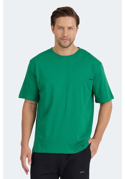 Slazenger Kaıser In Oversize Erkek Oversıze Koyu Yeşil Tişört Koyu Yeşil