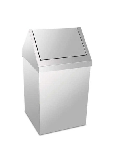 Palex 3800-336 Metal Çatı Kapaklı Çöp Kovası 36 Litre