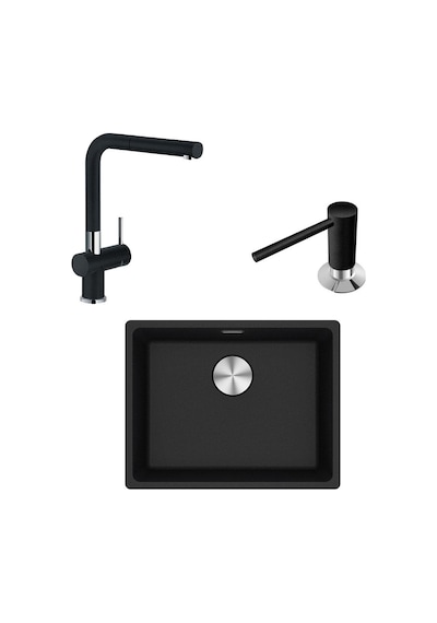 Franke Mrg 210. 110-52 Üçlü Set. Nero