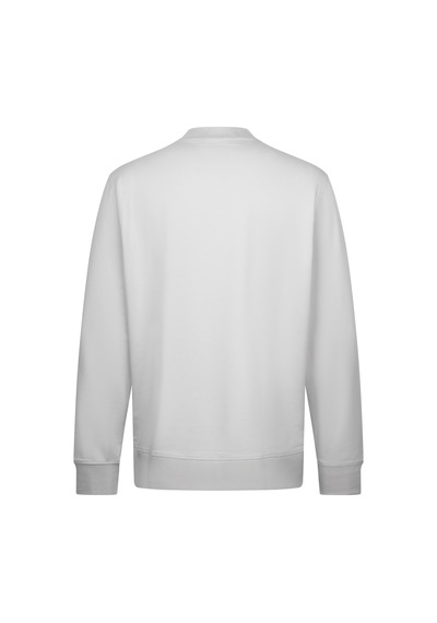 Hatemoğlu Gri Regular Fit Baskılı Pamuklu Bisiklet Yaka Sweatshirt 30224 Gri