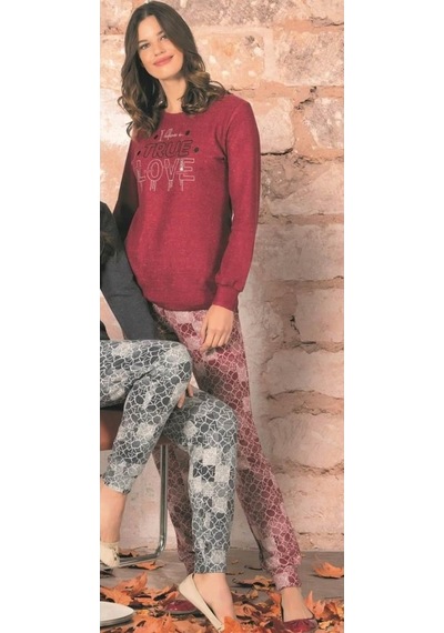 Polat 2217 Kadın Uzun Kollu Pijama Takımı