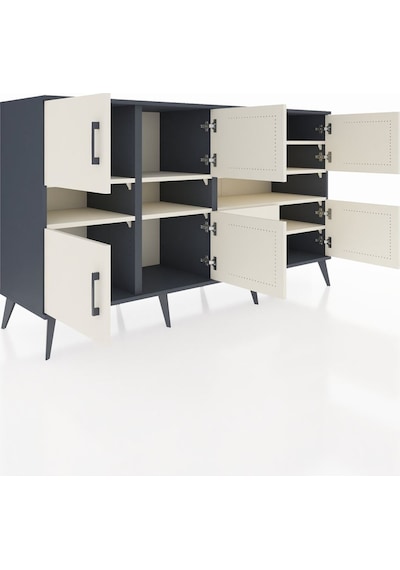 Kronos Konsol 8 Raflı 8 Kapaklı 176x59x99 Antrasit-aytaşı Antrasit-aytaşı Kronos Konsol 8 Raflı 8 Kapaklı 176x59x99 Antrasit-aytaşı Antrasit-aytaşı