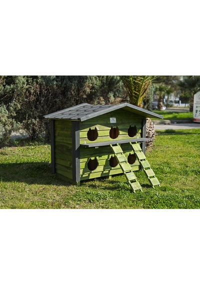 6 Yuvalı Kedi Evi