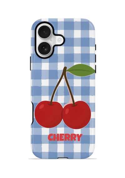 Apple iPhone Uyumlu 17 Vorian Çift Katmanlı Magsafe Kılıf Cherry Picnic