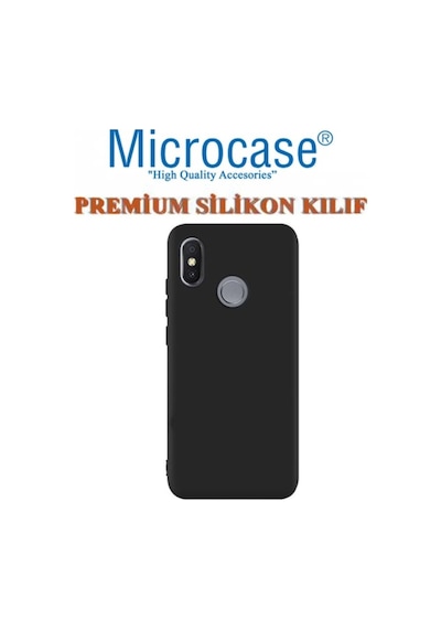 Microcase Xiaomi Mi A2 - Mi 6X Premium Matte Silikon Kilif + Cam 299696312 - Seçenek / Renk-Cam-Kirmizi-Tempered Glass Istemiyorum