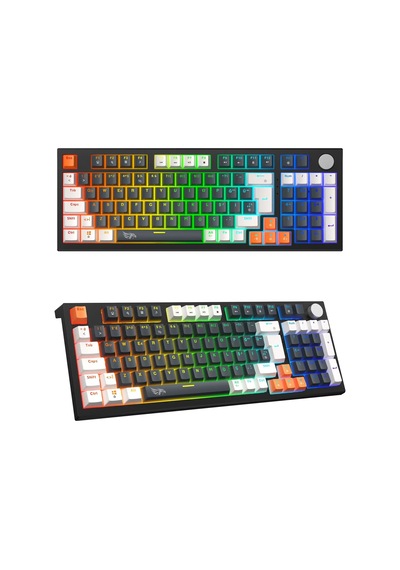 Rgb Kablolu Mekanik Oyuncu Klavyesi Mavi Switch Gasket Yapı Rgb Gaming Kablolu Klavye, Gaming Keyboard Rgb Gameagle Numpadli Full