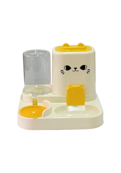 Senye Kedi Şekilli Mama Ve Su Kabı