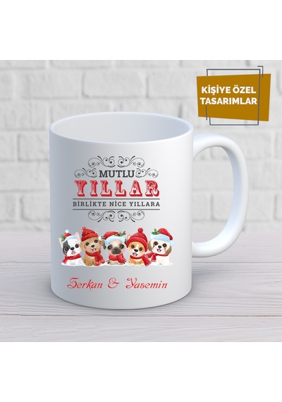 Yılbaşına Özel Kupa Bardak