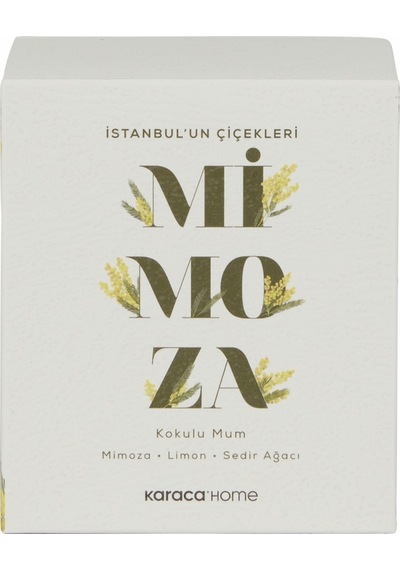 Karaca Home İstanbulun Çiçekleri Serisi Kokulu Mum Mimoza 153.09.01.5940