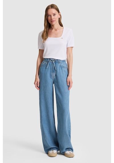 U.s. Polo Assn. Kadın Beyaz Tişört Basic 50323524-vr013