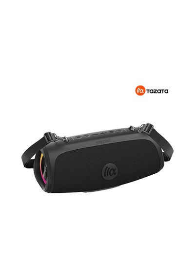 Tazata Boomblast Mini Bluetooth Hoparlör - Siyah - 60w Ipx7, 10 Saat Şarj, Powerbank, İnanılmaz Ses