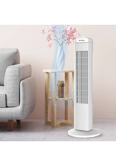 Beyaz 50w 3 Kademe - Zamanlayıcı Kule Tipi Vantilatör Ktf-258w