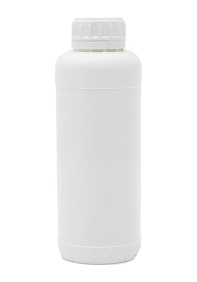 Plastik Yuvarlak Şişe 1000 Ml. Kilit Kapaklı Sızdırmaz Numune Şiş