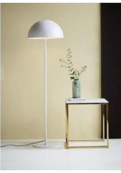 mylights   modern  metal mat beyaz lambader köşe lambası  en 40 cm