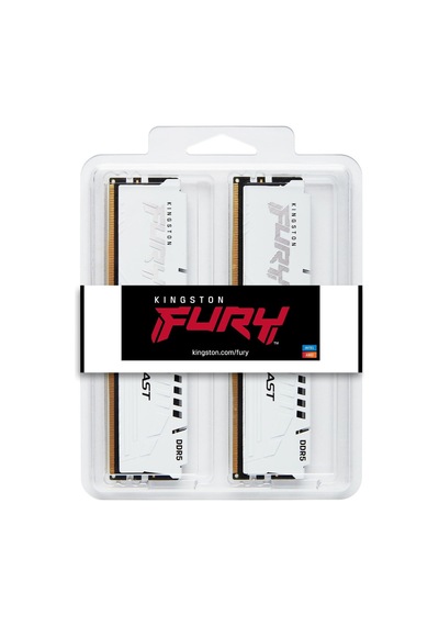 Kingston Fury Beast White KF560C40BWK2-32 32 GB (2x16) DDR5 6000 MHz CL40 Ram
