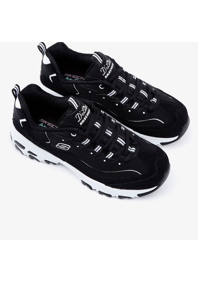 Skechers Siyah Kadın D'lıtes Spor Ayakkabı 13148-bkw Siyah