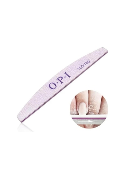 Opi Profesyonel Çift Taraflı Kağıt Törpü Yarım Ay 100/180 5'li