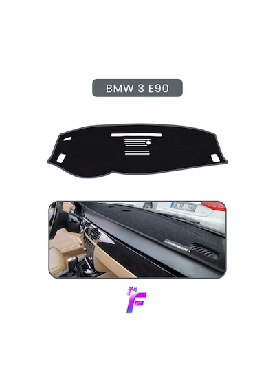Bmw E90 2005-2013 Uyumlu Torpido Örtüsü Araca Özel Üretim Kolay Montaj Torpido Kılıf Ta8