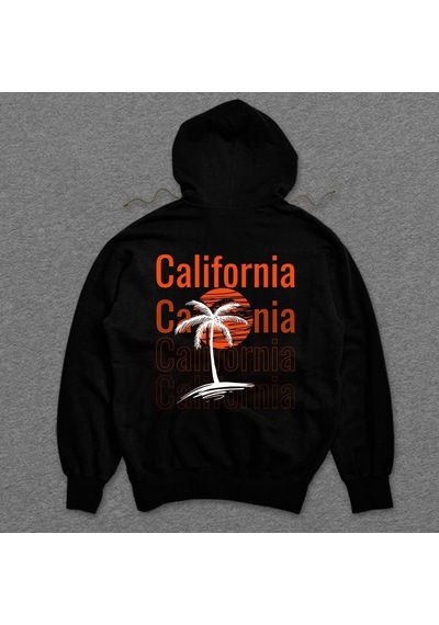 California Amerika Basketbol Basketball Holiday Sweatshirt Unisex Kapüşonlu Hoodie 001