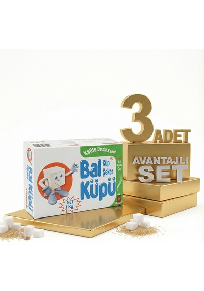 Balküpü Küp Şeker 3x1 Kg