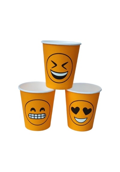Maycup 7 Oz Karton Bardak 1000 Adet Karışık Desen Genel
