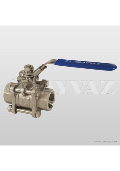 Küresel Vana Pasl 3 Prç.pn63 3/4'' V-3t 304