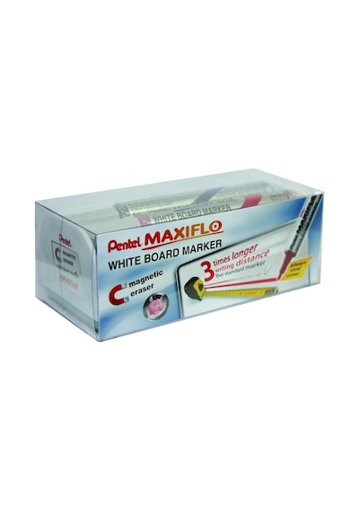 Pentel Maxiflo Tahta Kalemi Set Sünger İle Yuvarlak Uçlu İnce Genel