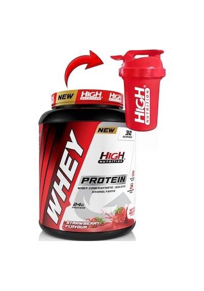 Nutrition Whey Protein 960 Gr Çilek Aromalı Protein Tozu 24 Gram Protein 32 Servis