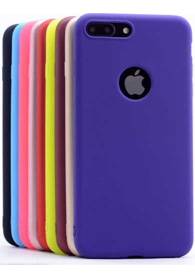 Apple Uyumlu iPhone 8 Plus Kılıf Zore Premier Silikon Kapak Gold