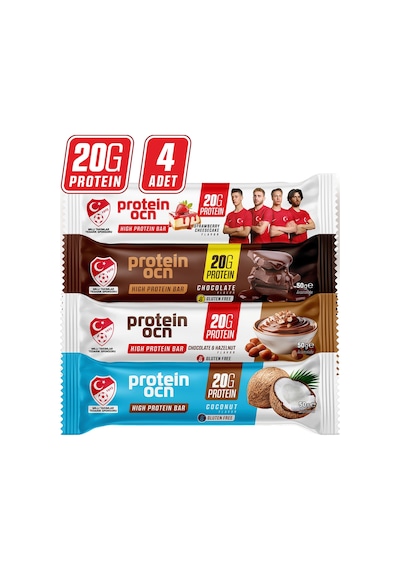 Proteinocean Protein Bar - Karma Kutu - 50 G x 4 Adet