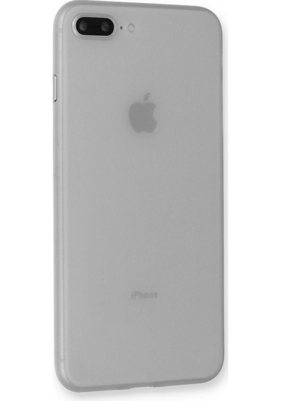 Newface Apple Uyumlu iPhone 7 Plus Kılıf Pp Ultra İnce Kapak - Beyaz Beyaz