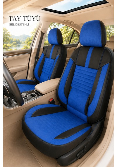 Isuzu D-max 2002-2012 Uyumlu Apex Serisi Mavi Siyah Oto Koltuk Kılıfı