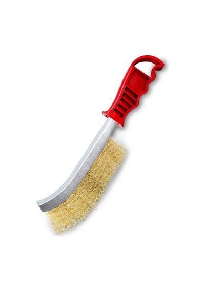 Tel Fırça Plastik Saplı Pas Temizleme Fırçası Sert Kıl Yapı, Metal & Izgara Temizleyici - 867612050