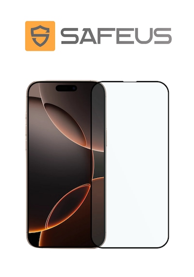 Safeus Tam Kaplayan Parmak İzi Bırakmayan Safir Ekran Koruyucu Cam , Apple Uyumlu iPhone 16 Pro İle