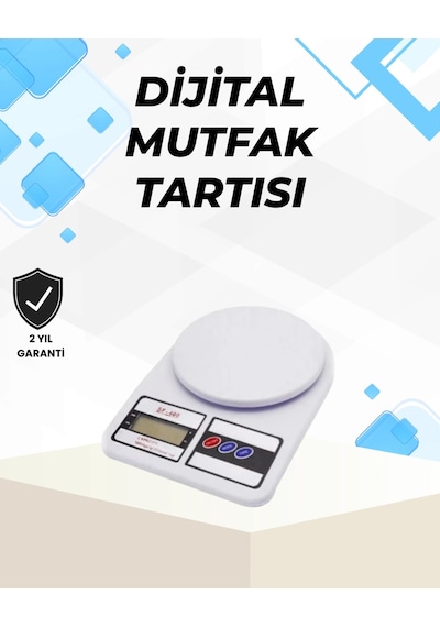 Zenvia Hassas Tartım İçin Dijital Mutfak Terazisi 10kg / 1g Znv2026