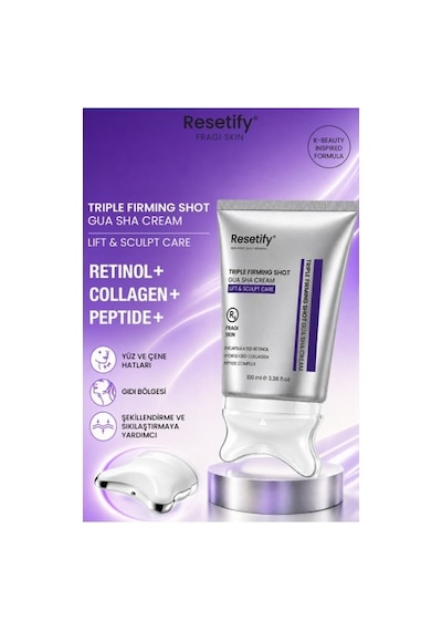 Resetify Triple Firming Shot Gua Sha Sıkılaştırıcı Gençleştirici RESETIFY.007